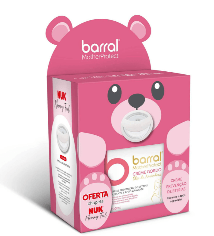 Barral MotherProtect Creme Gordo 200ml + Oferta Chupeta Nuk