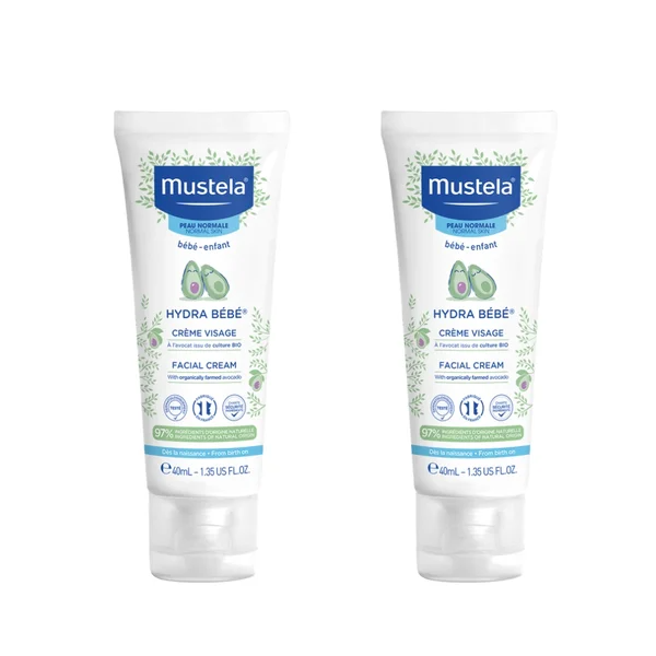 Mustela Hydra Bebé Creme Rosto 40ml 2un