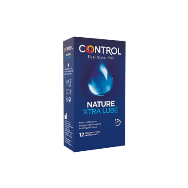 Control Adapta Extra Lube Preservativos 12un