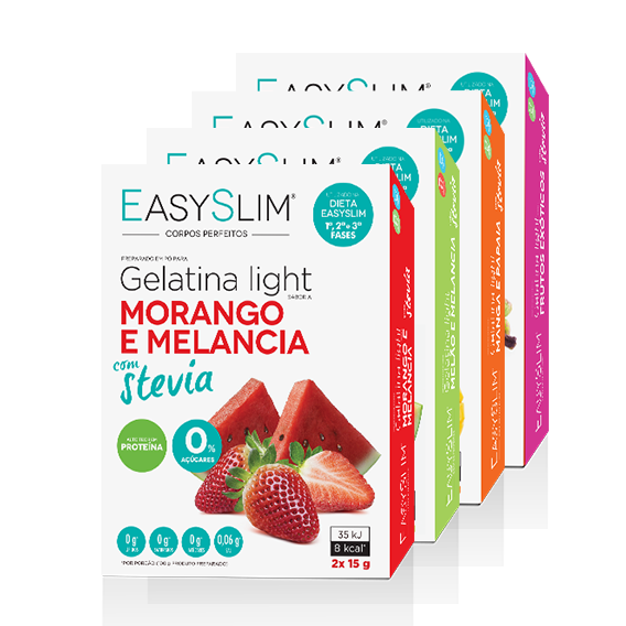 EasySlim Gelatina Light Frutos Vermelhos 2saq
