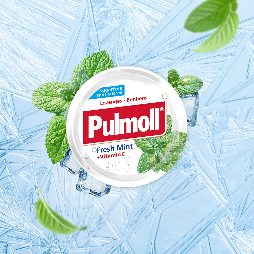 Pulmoll Menta Fresca Pastilhas 45g