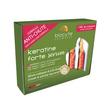 Keratine Forte Serum Queda Capilar 9ml x5 + Shampoo Oferta