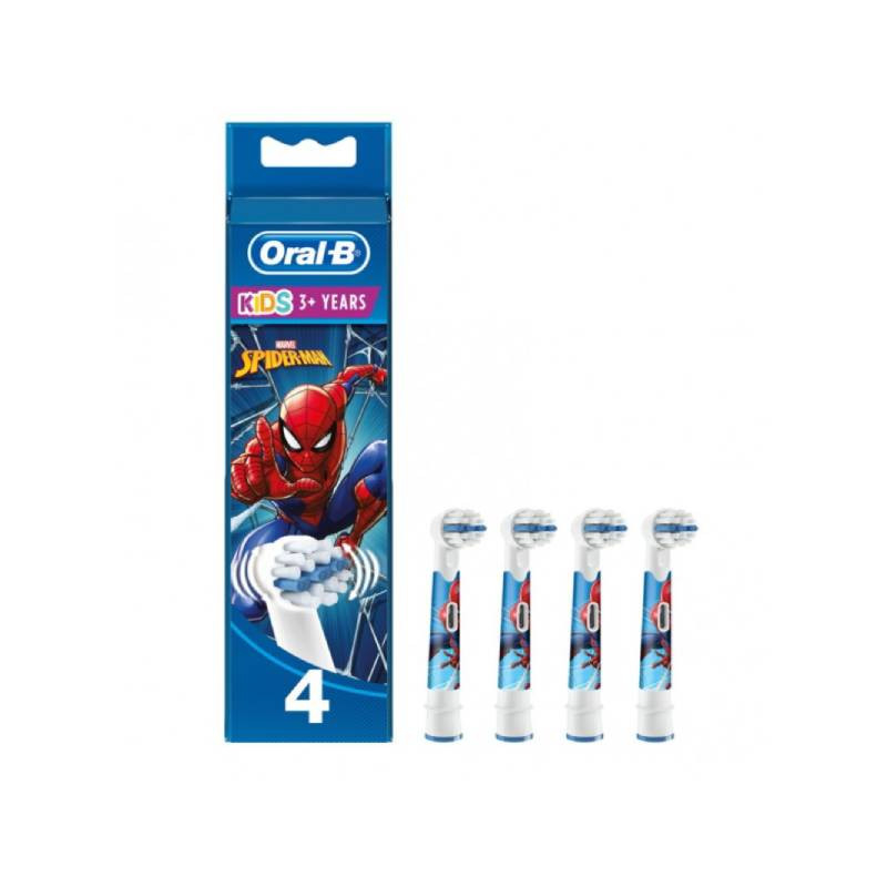 Oral B Kids Spiderman Recarga 3A+ 4un