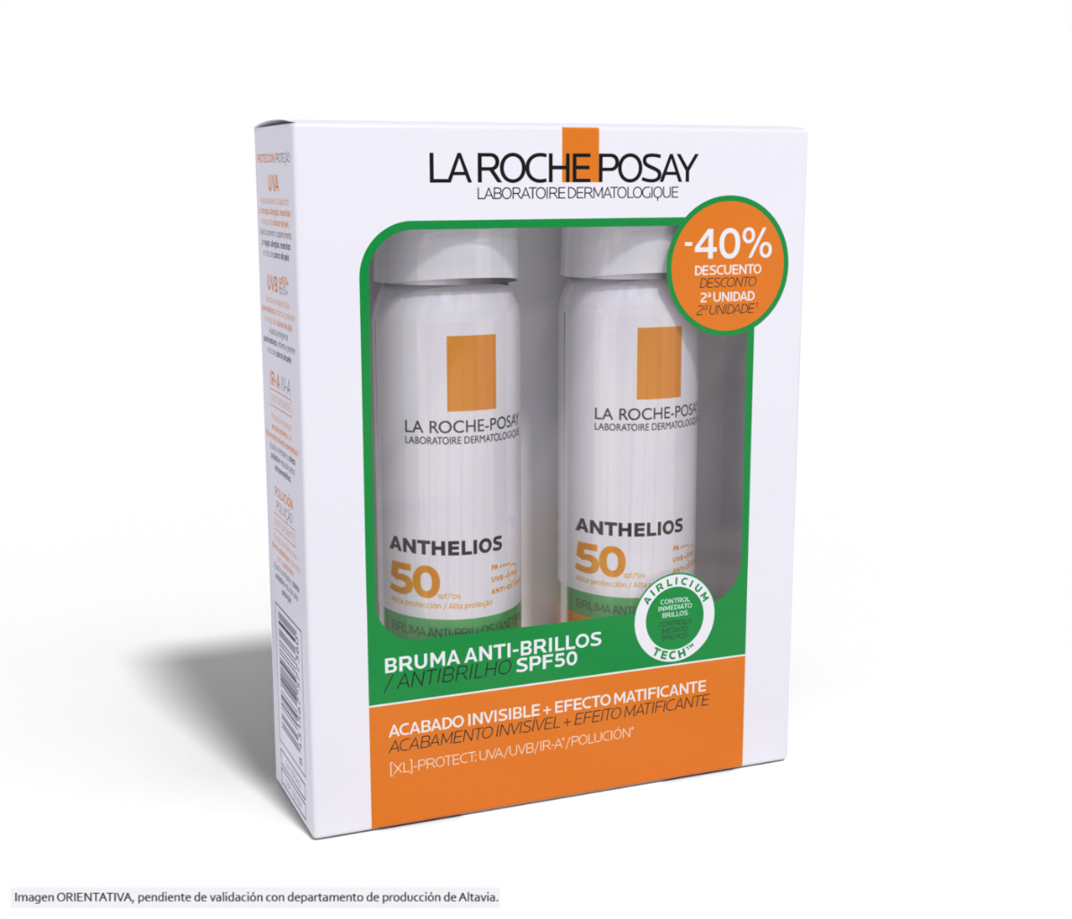 LRPosay Anthelios Bruma FPS50+ 75ml 2un -Promo