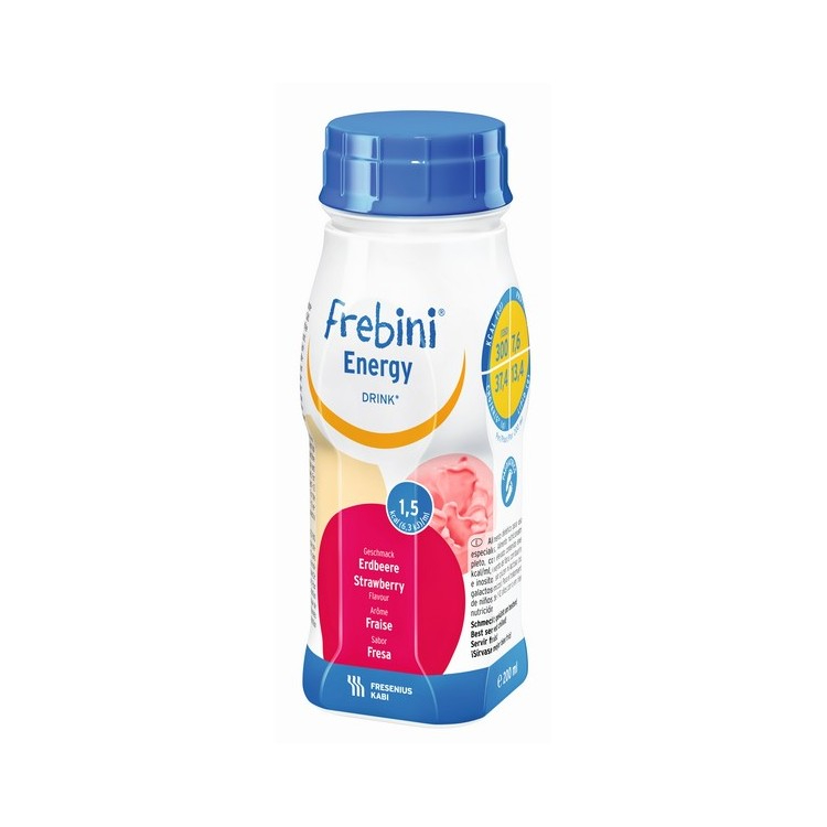 Frebini Energy Drink Morango 200ml 4un