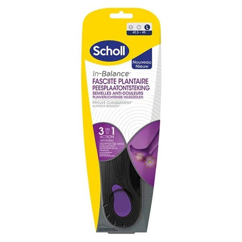 Scholl In-Balance Palmilha Fasc Plantar L-3076783