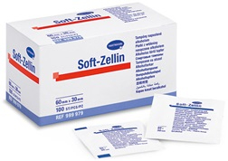 Soft Zellin Toalhitas com Álcool 60x30mm 100un