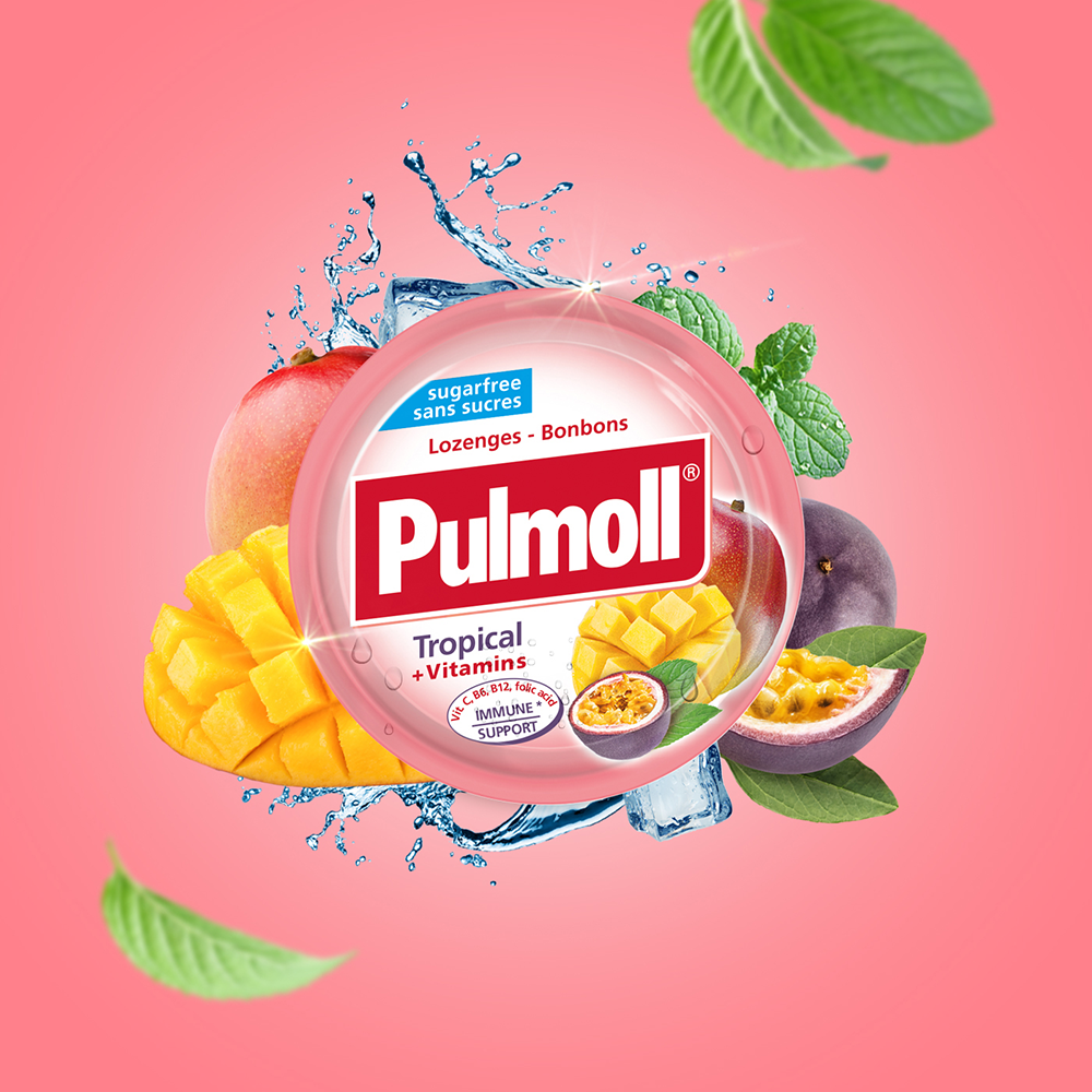 Pulmoll Tropical Pastilhas 45g