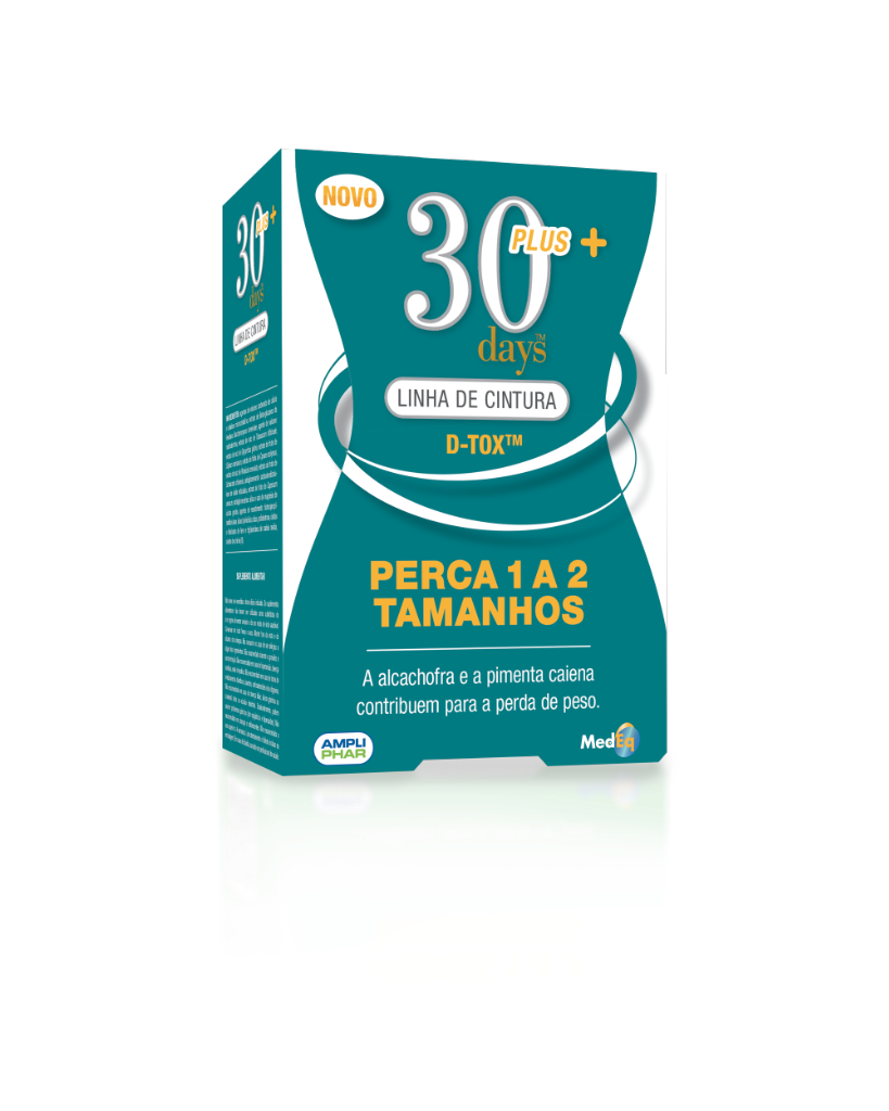 30 Days Plus+ Linha Cintura D-Tox 120Comp