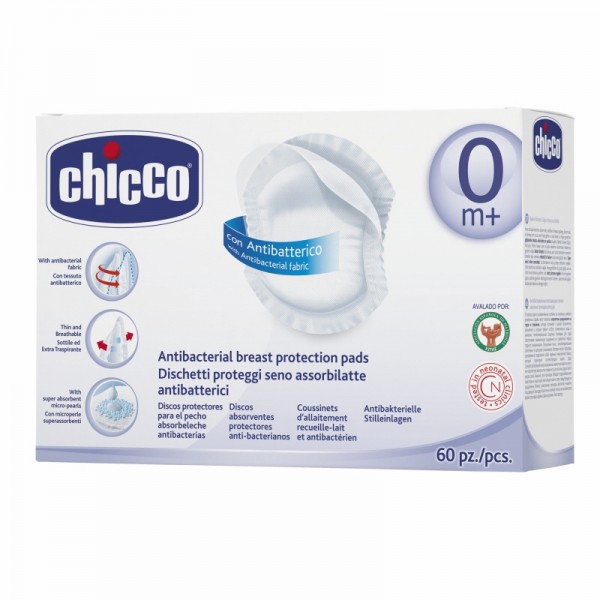 Chicco Discos Absorventes Anti Bacterianos 60un