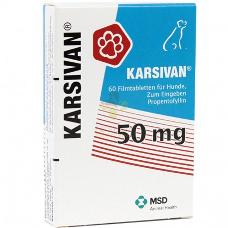 Karsivancomp Cães 50mg 60comp VET