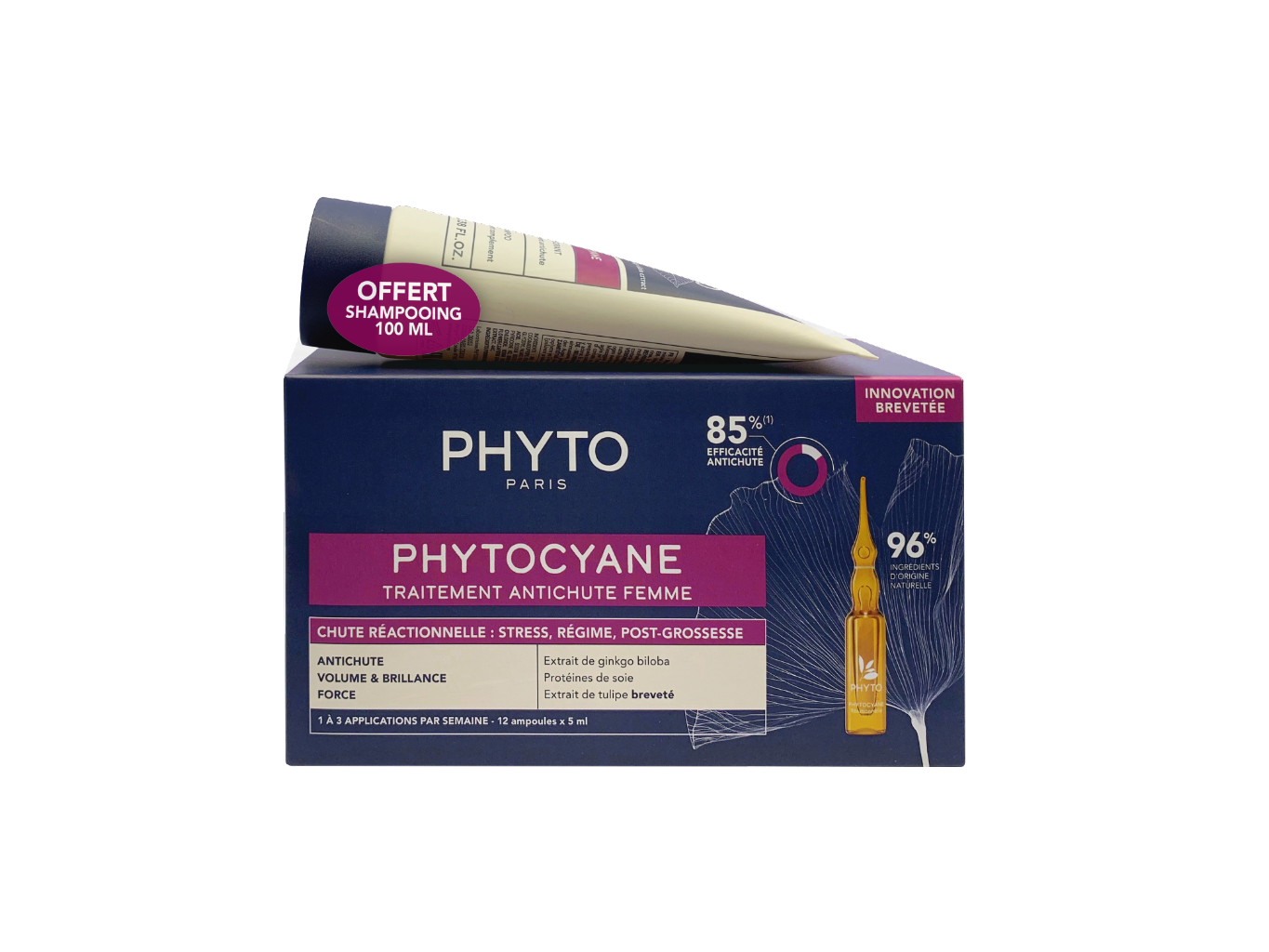 Phytociane Mulher Ampolas Queda Reacional + Oferta Champô 100ml