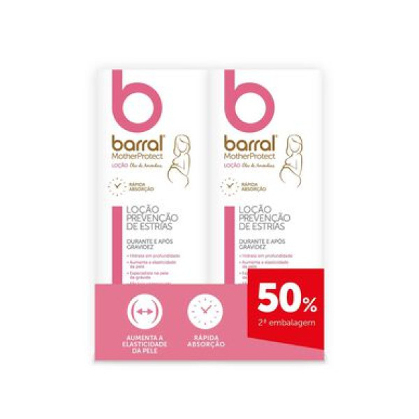 Barral MotherProtect Loção Estrias 200ml 2un-Promo
