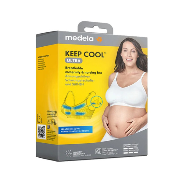 Medela Keep Cool Ultra Sujetador Blanco Talla XL
