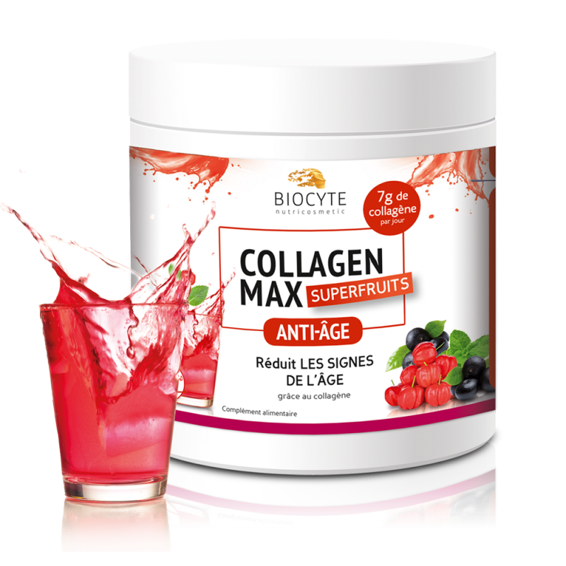 Biocyte Collagen Max Superfruits Pó Frutos Vermelhos 260g