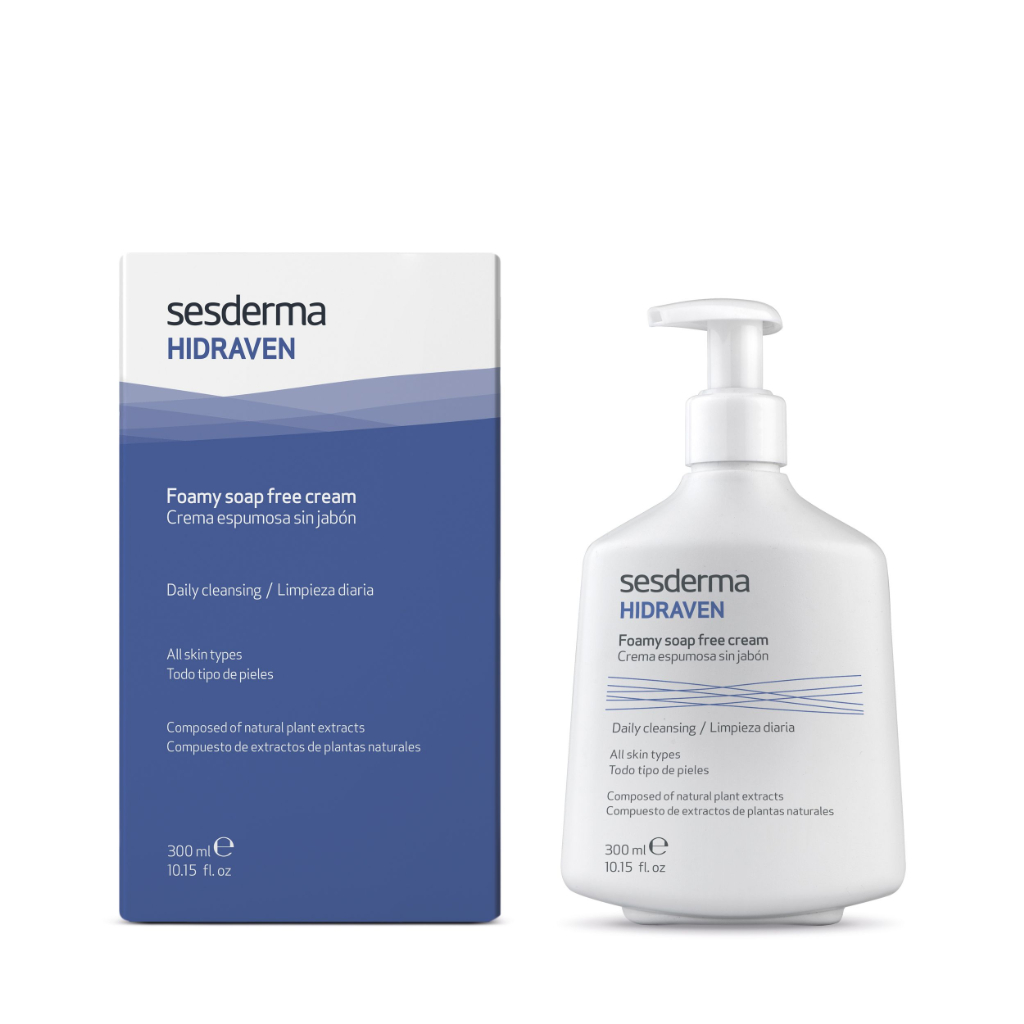 Sesderma Hidraven Creme de Limpeza Facial Sem Sabão 300ml