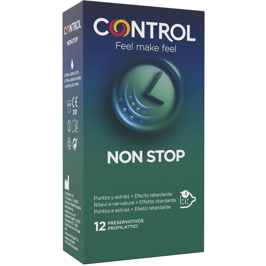 Control Non Stop Dots Lines Preservativos 12un