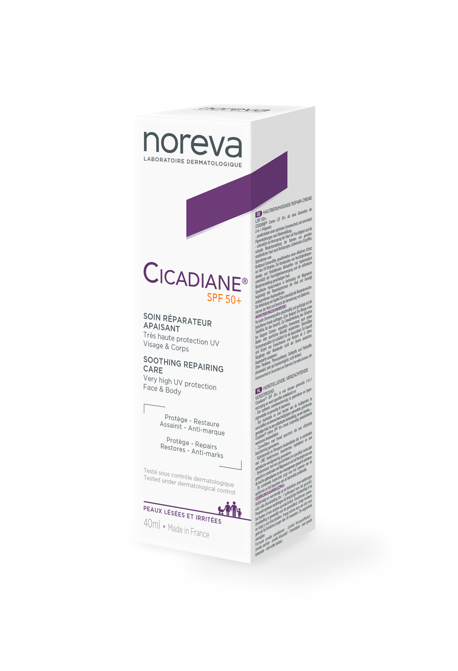 Noreva Cicadiane Cr Reparador FPS50+ 40ml