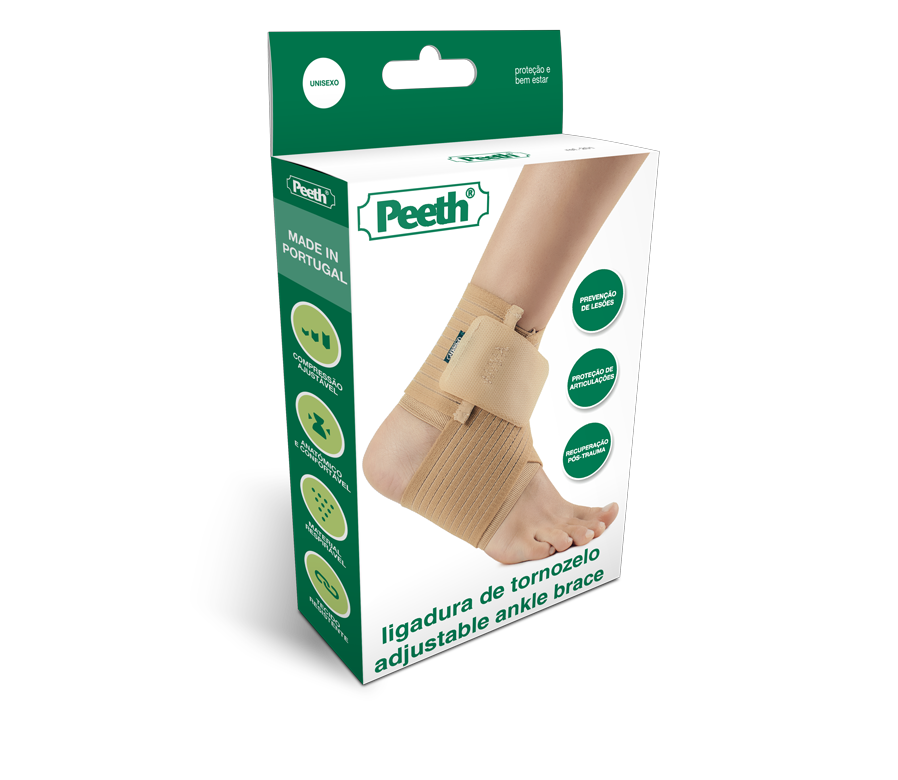 Peeth Fascia per Caviglia Beige TagliaM -200/M