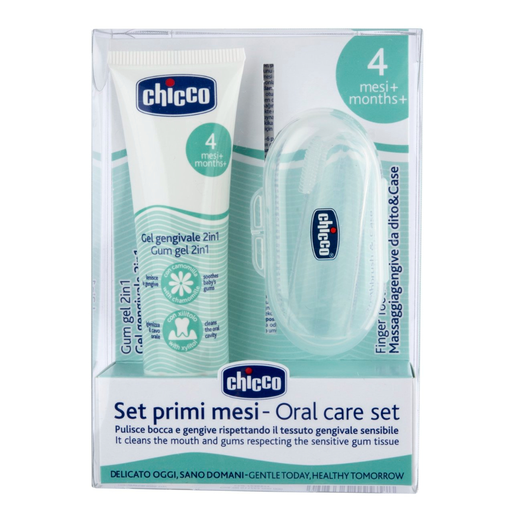 Chicco Set Cuidados Orais Primeiros Meses 4M+