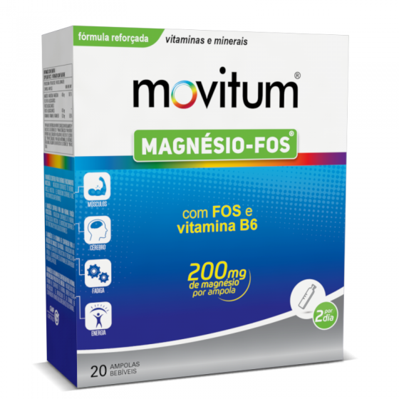 Movitum Magnésio Fos 20 amp