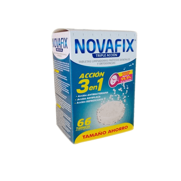 Novafix Pastilhas de Limpeza 3em1 66un
