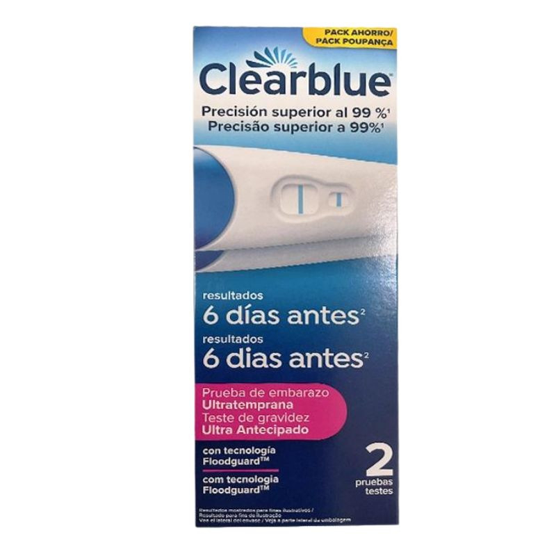 Clearblue Teste Gravidez 6 Dias 2un