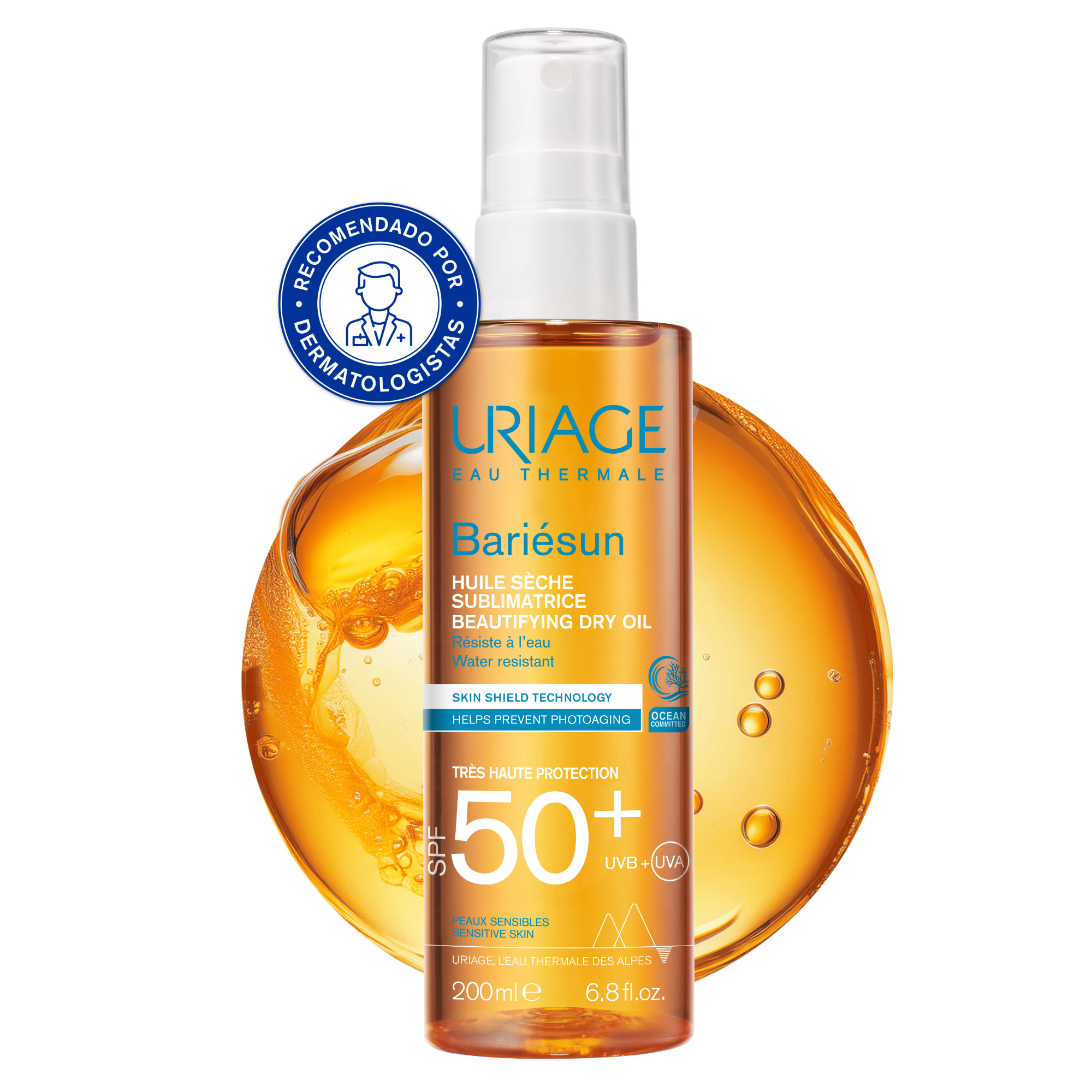 Uriage Bariesun Óleo Seco FSP50+ 200ml