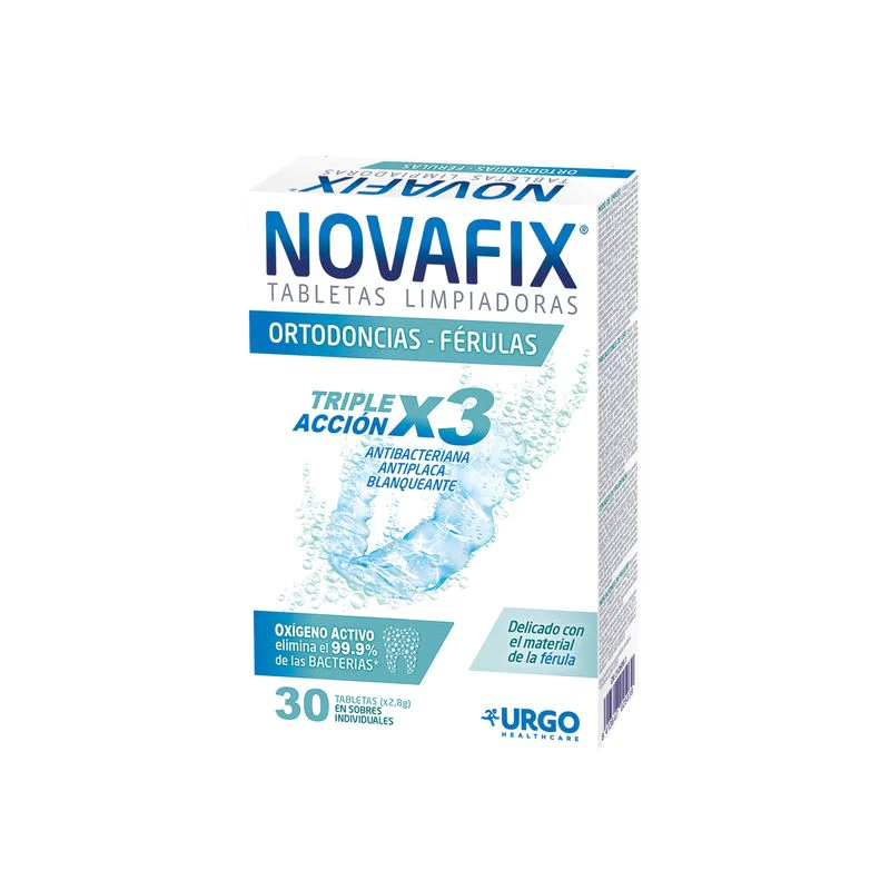 Novafix Pastilhas Limpeza Aparelho/Goteiras 30un
