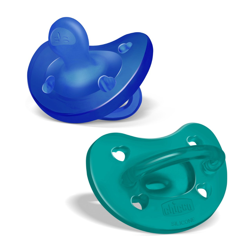 Chicco Physio Soft Chupeta Sil Azul 16-36M 2un