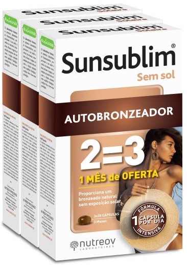 Sunsublim Sem Sol Autobronzeador 3un-Promo 2=3