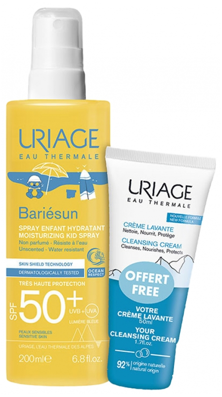 Uriage Bariesun Spray Bebé FPS50+ 200ml + Oferta Creme Lavante