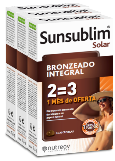 Nutreov Sunsublim Bronz Integral 90 cápsulas - Oferta 1 mês
