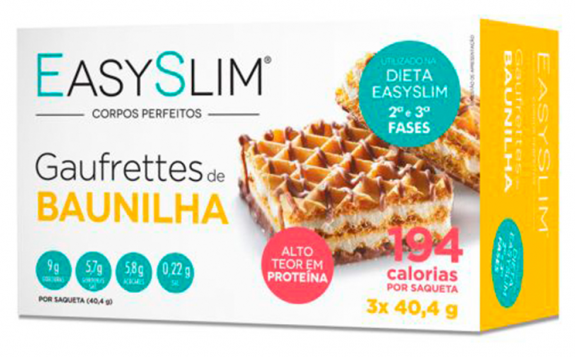 Easyslim Gaufrettes Baunilha 3un