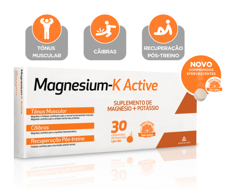 Magnesium K Active 30 comp. efervescentes