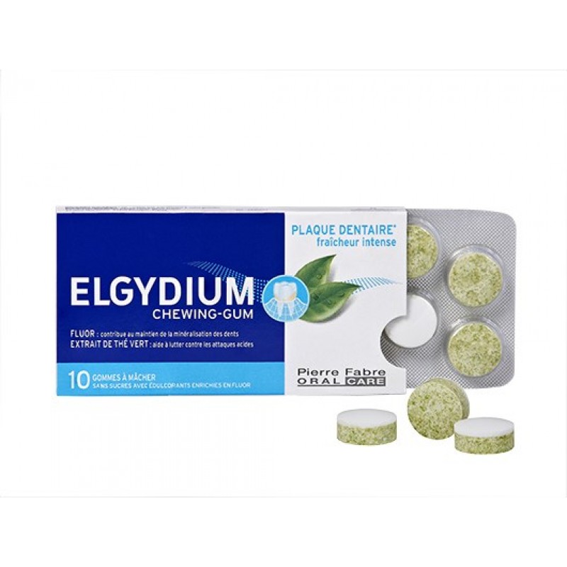 Elgydium Pastilha Elast Anti Placa Bacteriana 10un