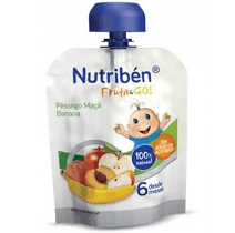 Nutriben Fruta&Go Pêssego Banana Maçã 90g