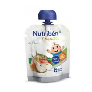 Nutriben Fruta&Go Maçã Pera 90g
