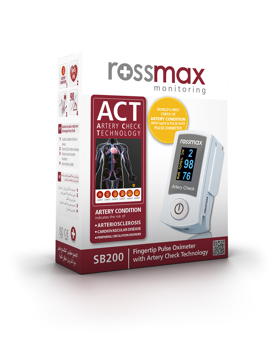 Rossmax Oximetro Pulso/Dedo Verif Arteria SB200
