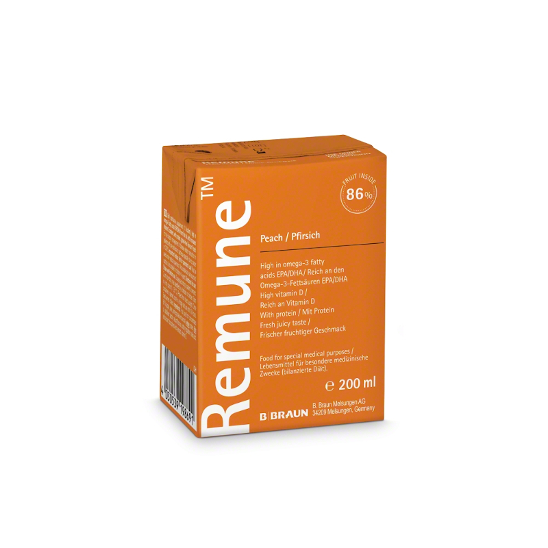 B Braun Remune Pêssego 200ml