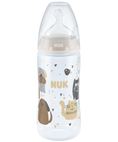 Nuk FC+ PP Cats Dogs Biberão 300ml 2M+