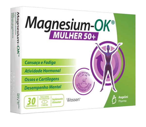 Magnesium-OK Mulher 50+ 30comp