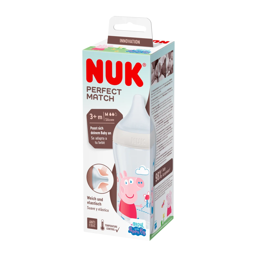 Nuk PM Biberão Peppa Pig 1M+ 260ml