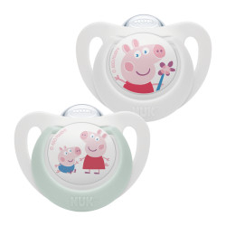Nuk Star Peppa Pig Chupeta Sil Tam2 2un