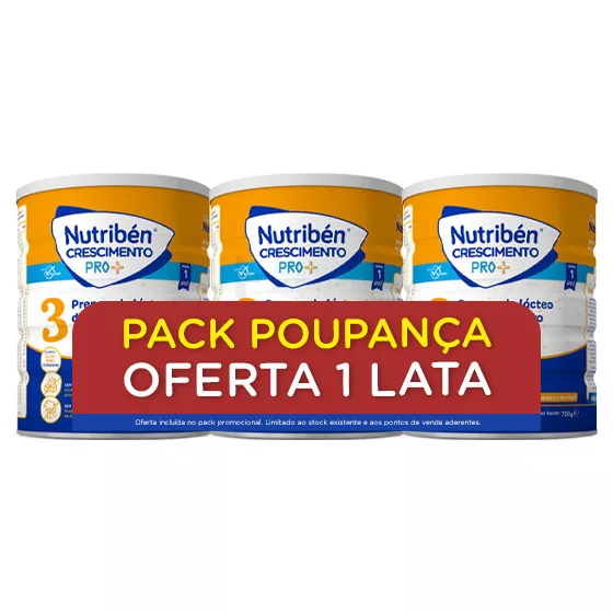 Nutriben Crescimento Pro+ 3 800g 3un -Promo