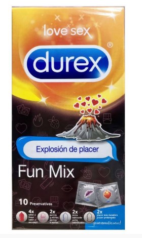 Durex Love Sex Fun Mix Preservativos 10un