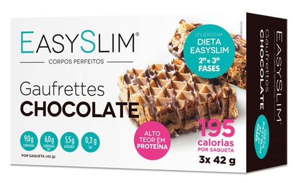 EasySlim Gaufrettes Chocolate 3un