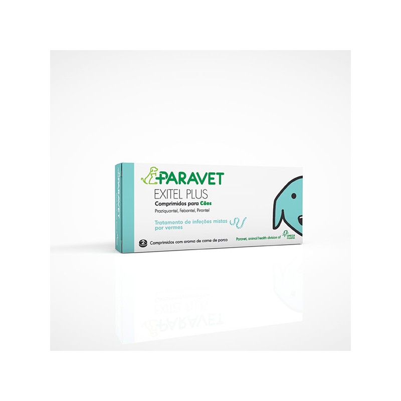 Paravet Exitel Plus Cão 2comp VET