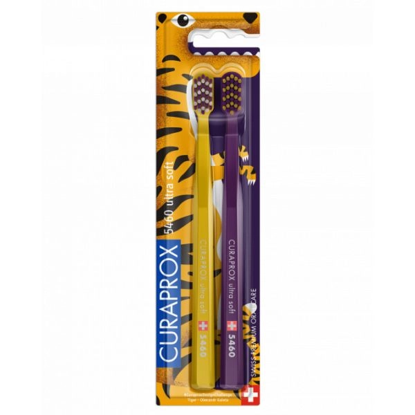 Curaprox Toothbrush CS 5460 Ultra Soft Duo Tiger