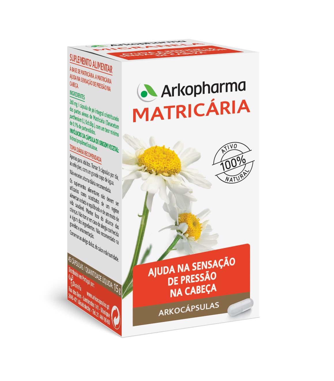 Arkocapsulas Matricaria 45caps